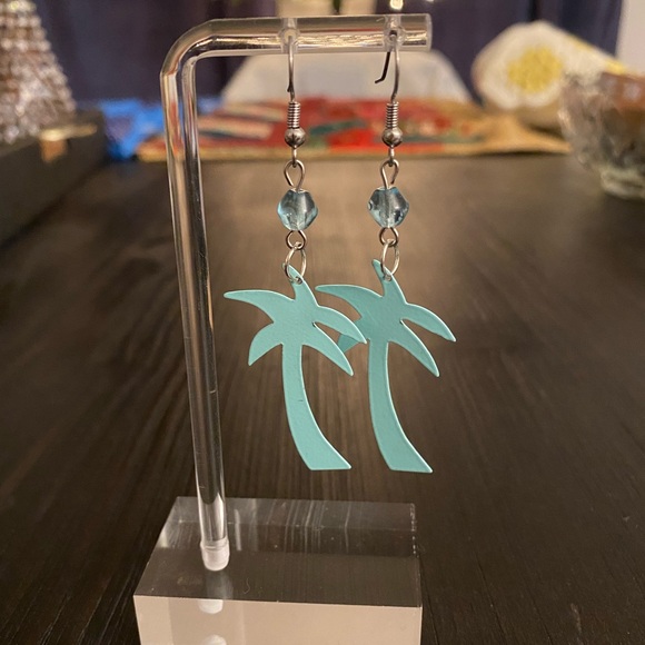 Hand Crafted Jewelry - Palm Tree Earrings